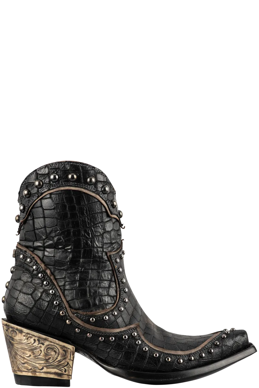 Double D Ranch by Old Gringo Women's El Jefe Boots - Black