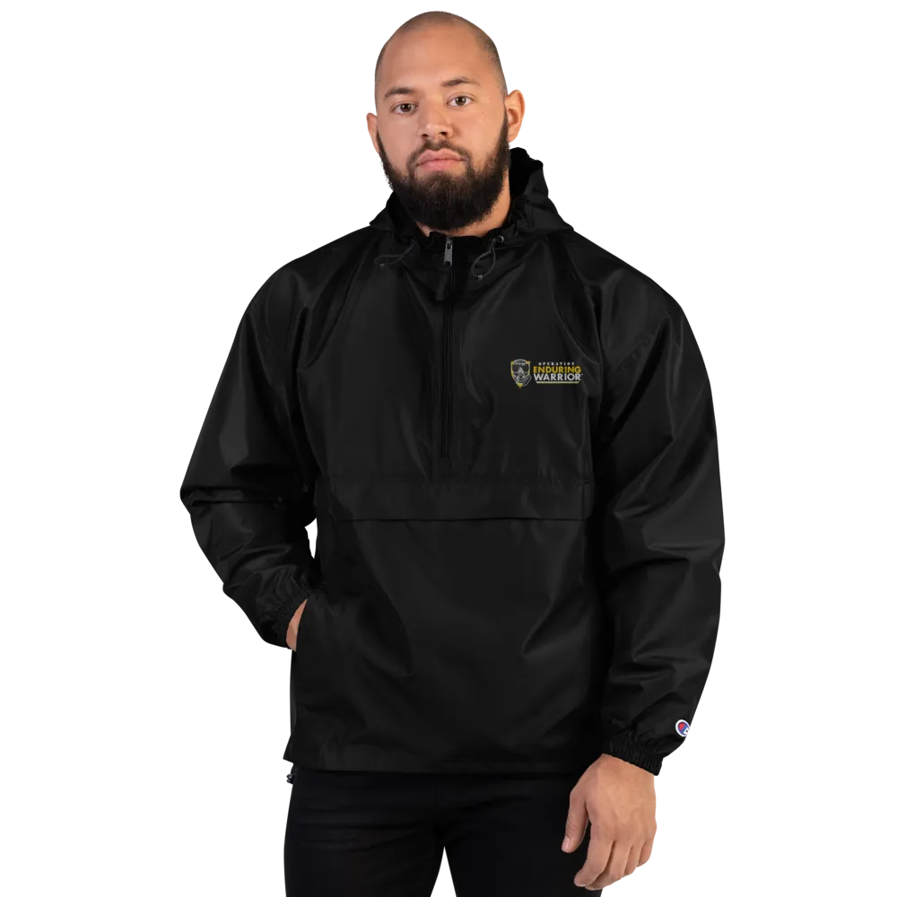 Embroidered Champion Packable Jacket