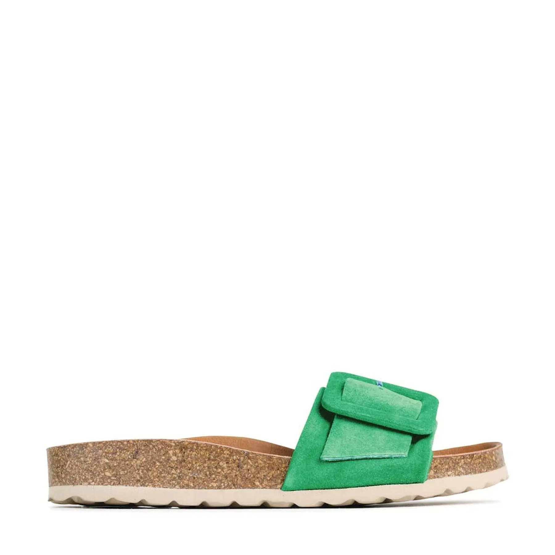 GINGER LEATHER BUCKLE SANDALS