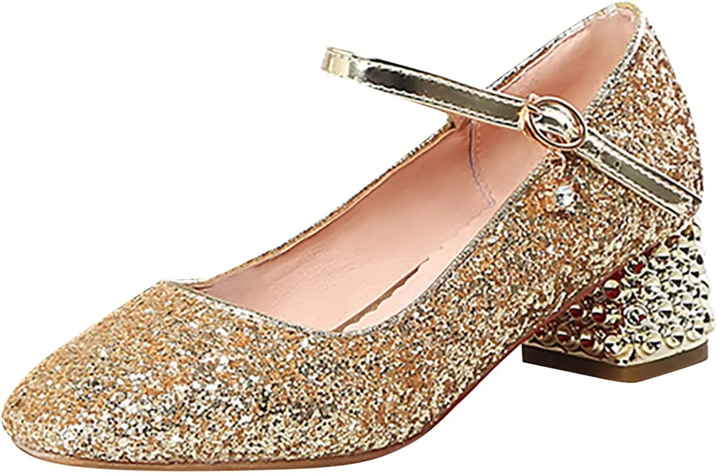 Girls Shoes High Heel Toddler Girls Dress Shoes Sparkle Mary Jane Flower Girls Wedding Toddler Dress Shoes Girls