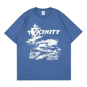 Hidden Hills Vicinity T-Shirt - Oversized Graphic Streetwear Essential