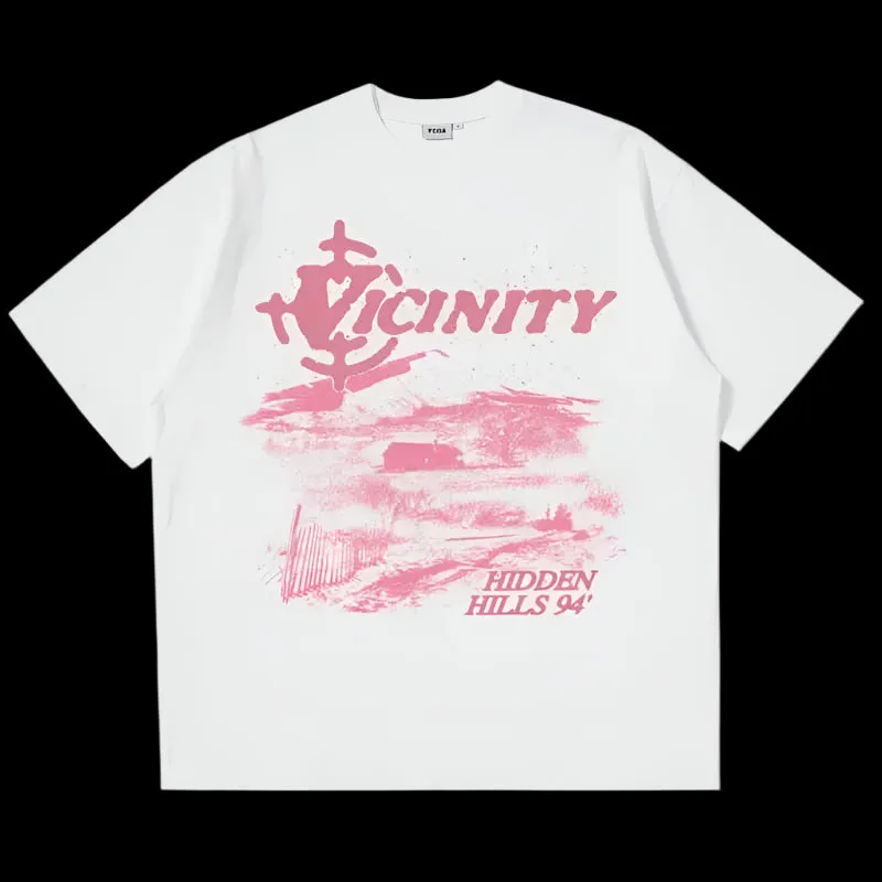 Hidden Hills Vicinity T-Shirt - Oversized Graphic Streetwear Essential