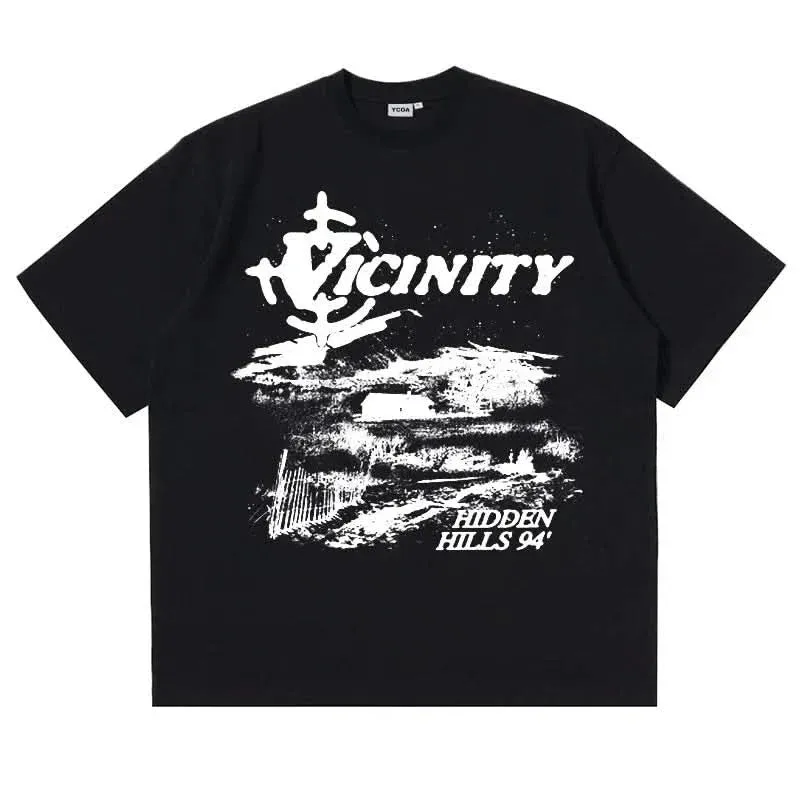 Hidden Hills Vicinity T-Shirt - Oversized Graphic Streetwear Essential