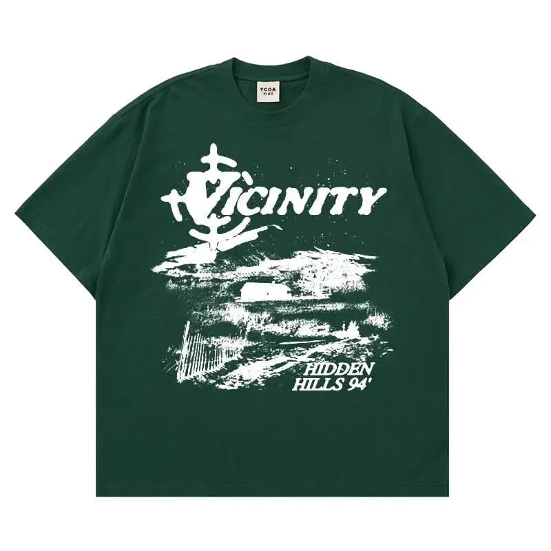 Hidden Hills Vicinity T-Shirt - Oversized Graphic Streetwear Essential