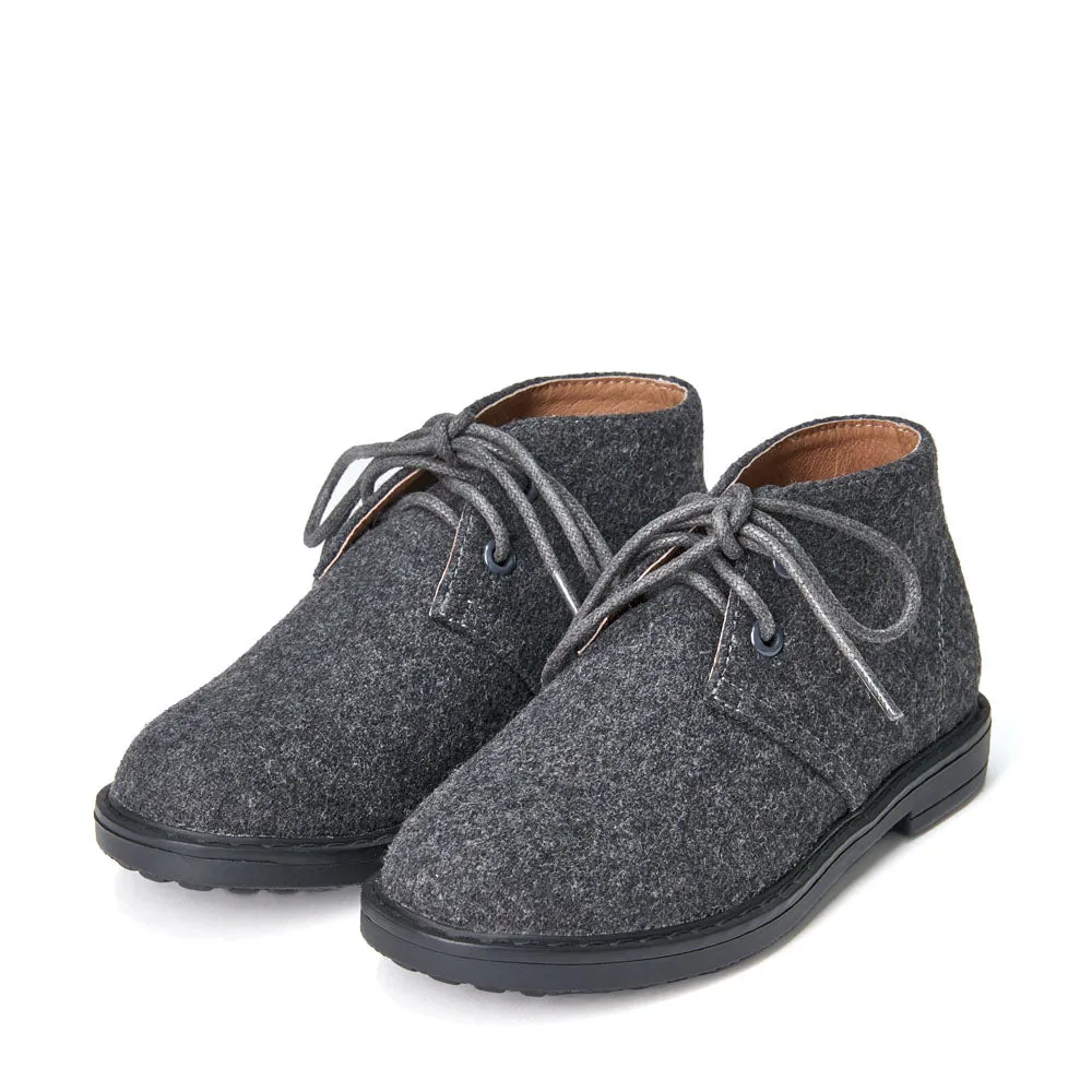 Hugh Wool Dark Grey