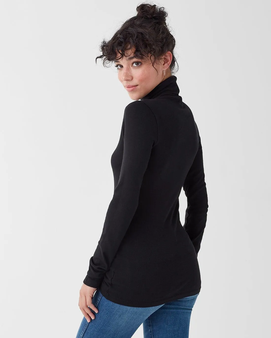 Long Sleeve Turleneck (Black)