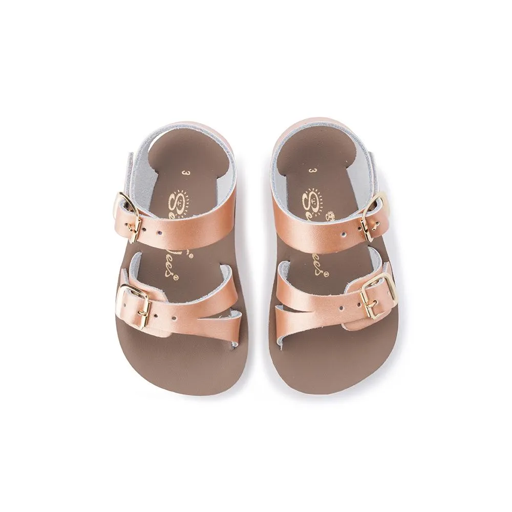 Salt Water Sandals Sun San Sea Wee Rose Gold