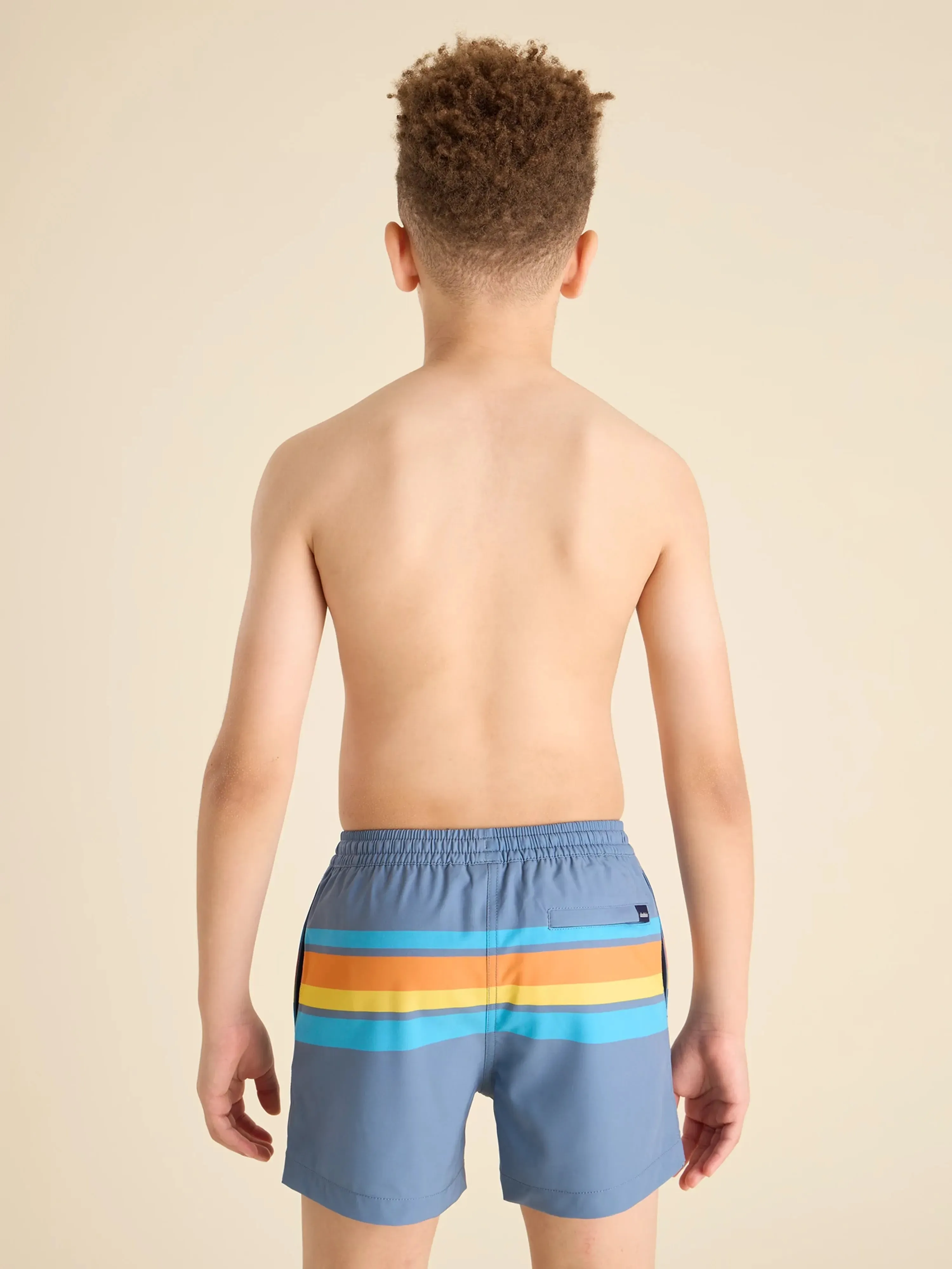 The Warm N' Cools (Boys Lined Classic Swim Trunk- Shorter)