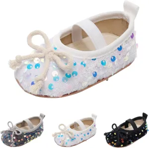Toddler Little Girls Soft Sole Baby Shoes Flower Girls Mary Jane Prewalker Newborn Light Baby Sneaker Shoes