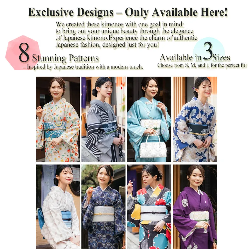 Washable Kimono LIned tailored S/M/L