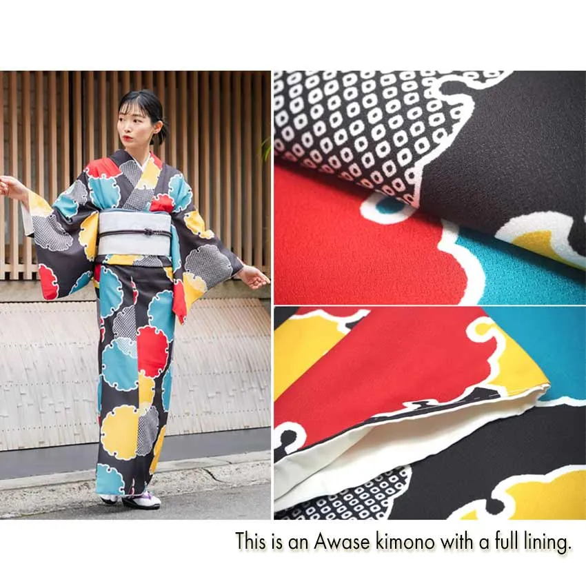Washable Kimono LIned tailored S/M/L